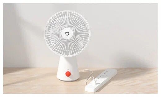 Портативный настольный вентилятор Mijia Desktop Fan 4000mAh (ZMYDFS01DM) (White) - 4