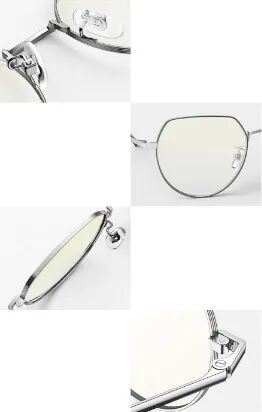 Очки защитные компьютерные Mijia Anti-Blue Light Glasses (HMJ02RM) (Silver) - 4
