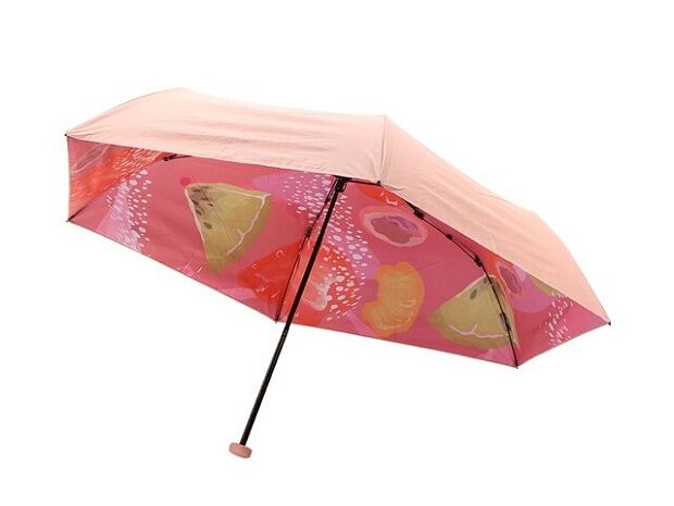 Зонт NINETYGO Summer Fruit UV protection Umbrella (Strawberry pink ) - 3