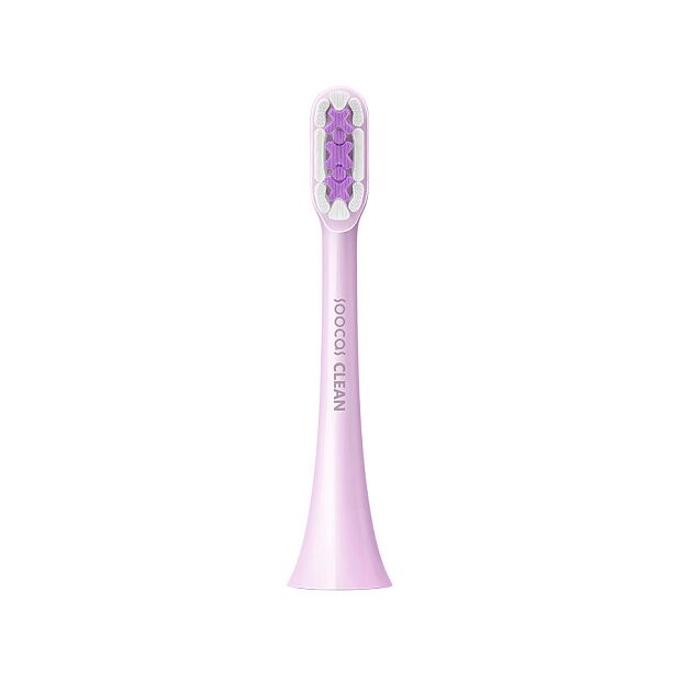 Сменные насадки для зубной щетки SOOCAS X3 Pro (2 шт) (Purple) - 1