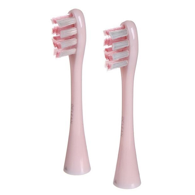 Сменные насадки для зубной щетки (2 шт) Oclean One Smart Sonic P3 (Pink/Розовый) - 2