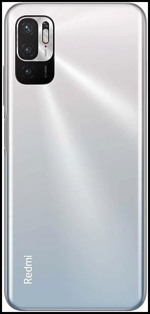 Смартфон Redmi Note 10T 4/128 ГБ RU, серебристый хром - 3