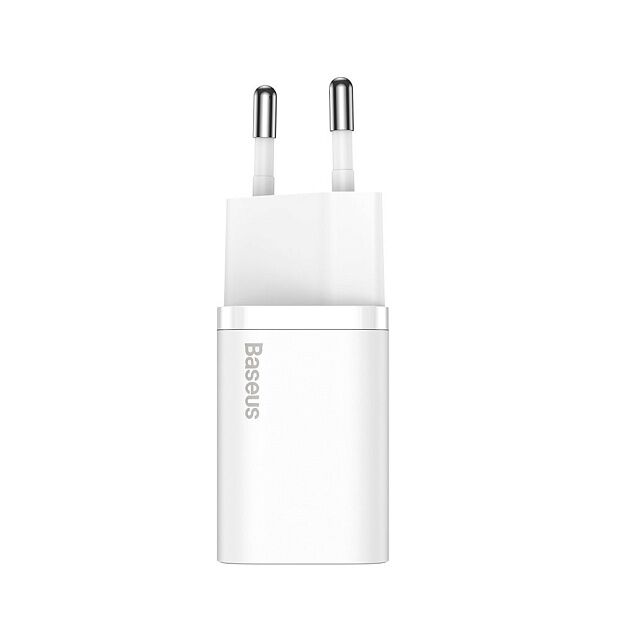 Зарядное устройство BASEUS Super Si USB-C, 3A, 25W, белый (CCSP020102) - 5
