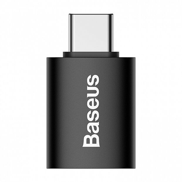 Переходник BASEUS Ingenuity Series Mini OTG, Type-C - USB-A 3.1 (черный) (ZJJQ000001) - 1