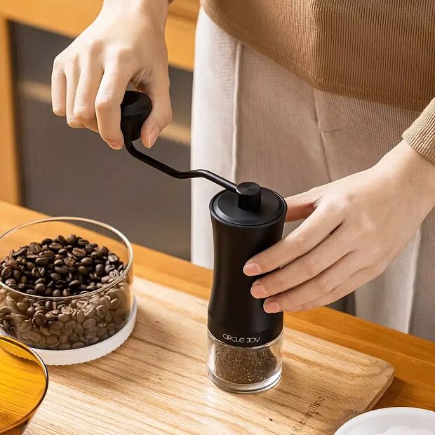 Кофемолка ручная Circle Joy Hand Coffee Grinder CJ-CF17 (Black) - 2