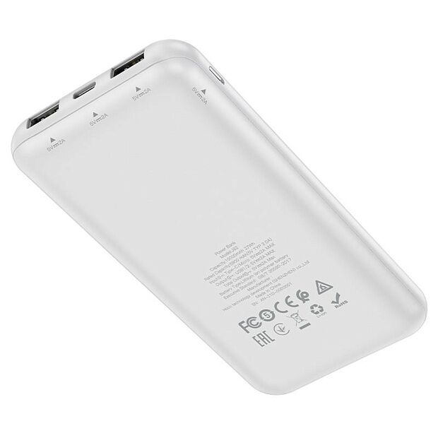 Внешний аккумулятор Hoco J82 Easylink 10000mAh (White) - 5
