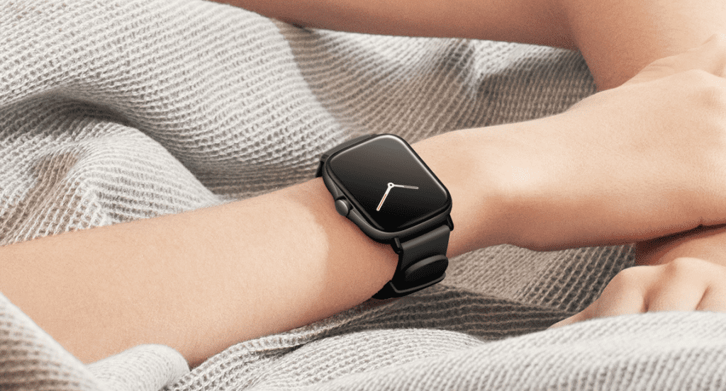 Пример ношения умных часов Xiaomi Amazfit GTS 2e A2021
