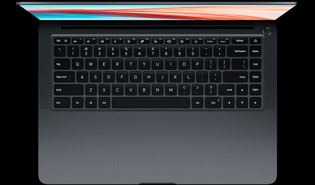 Дизайн клавиатуры ноутбука Xiaomi Mi Notebook Pro X 2021