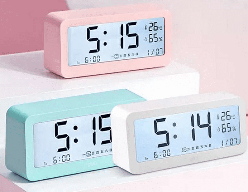 Расцветки корпуса метеостанции Deli Effective Electronic Alarm Clock 8826