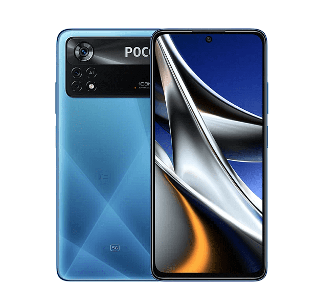 Смартфон Poco X4 Pro 8Gb/256Gb 5G (Laser blue) EU - 1